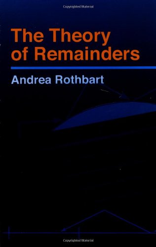 The Theory of Remainders (Dover Books on Mathematics)