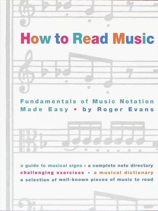 How to Read Music: Fundamentals of Music Notation Made Easy - 8480