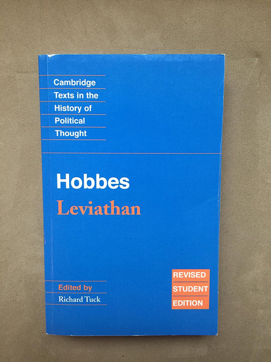 Hobbes: Leviathan: Revised student edition (Cambridge Texts in the History of Political Thought) - 4622