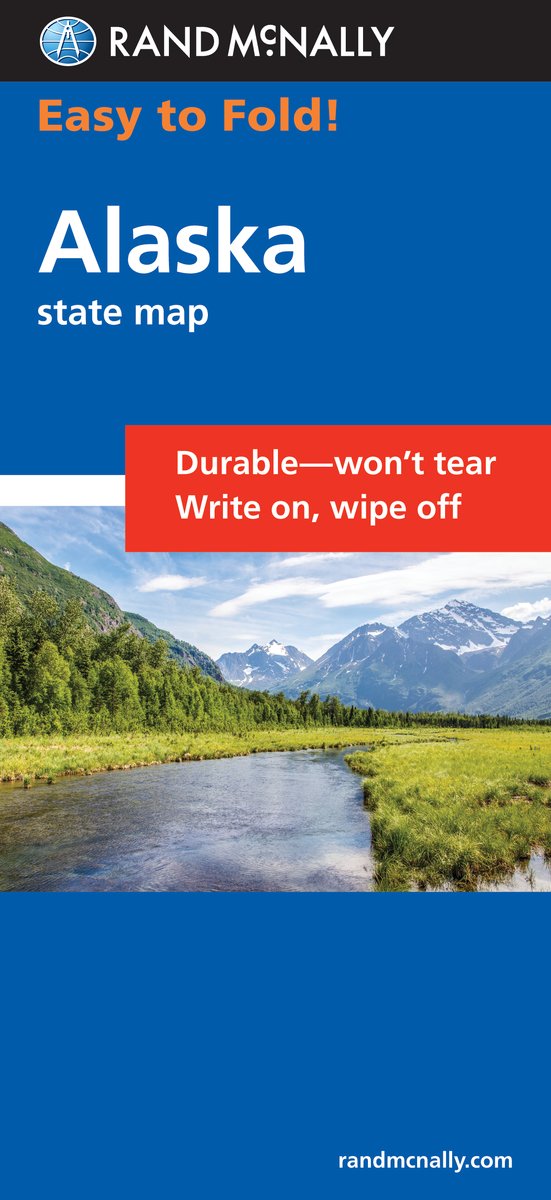 Rand Mcnally Easy To Fold: Alaska, Highways and Interstates - 9184