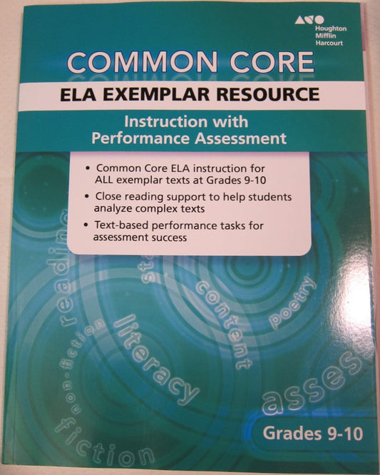 Common Core Ela Exemplar Teacher's Guide Grades 9-10 (Collections)