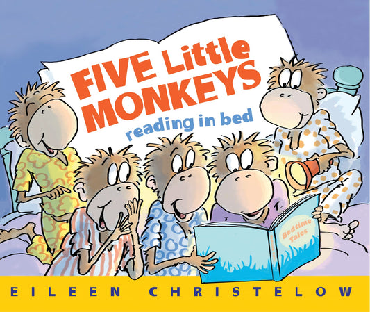 Five Little Monkeys Reading in Bed (A Five Little Monkeys Story) - 3414