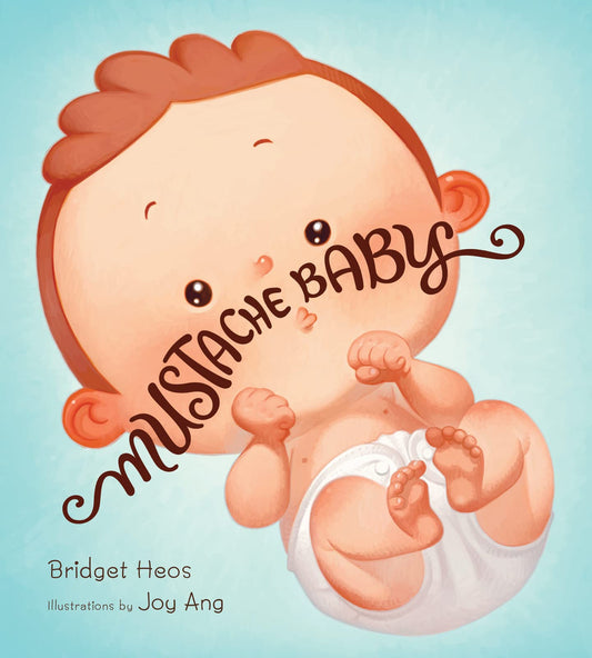 Mustache Baby Board Book - 5852