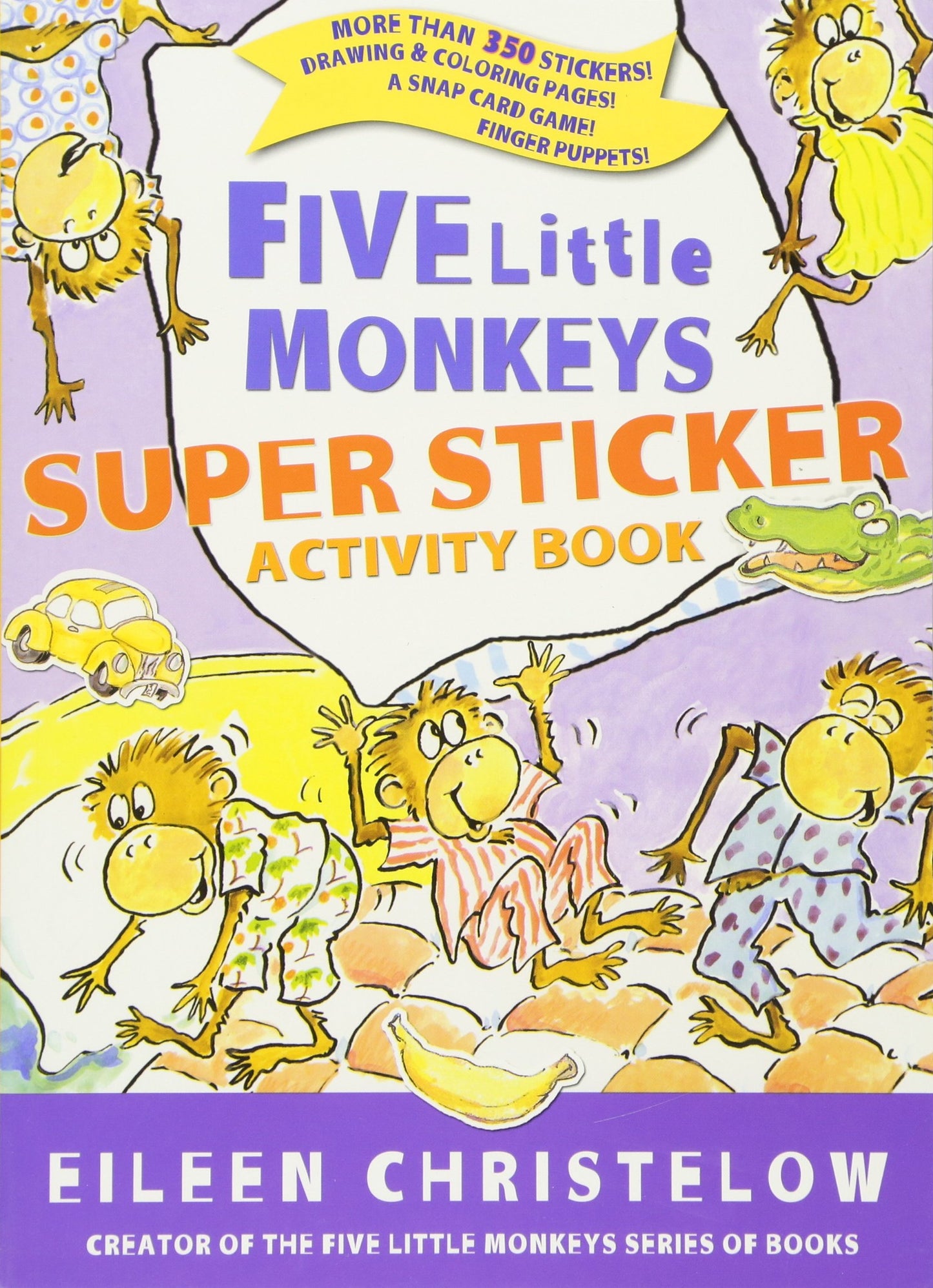 Five Little Monkeys Super Sticker Activity Book