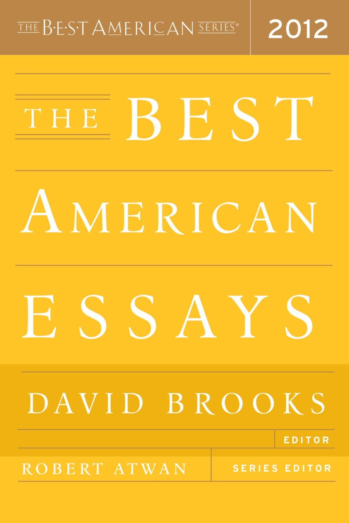 The Best American Essays 2012