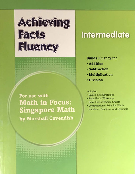 Math in Focus: Singapore Math Fact Fluency Grades 3-5 - 3084