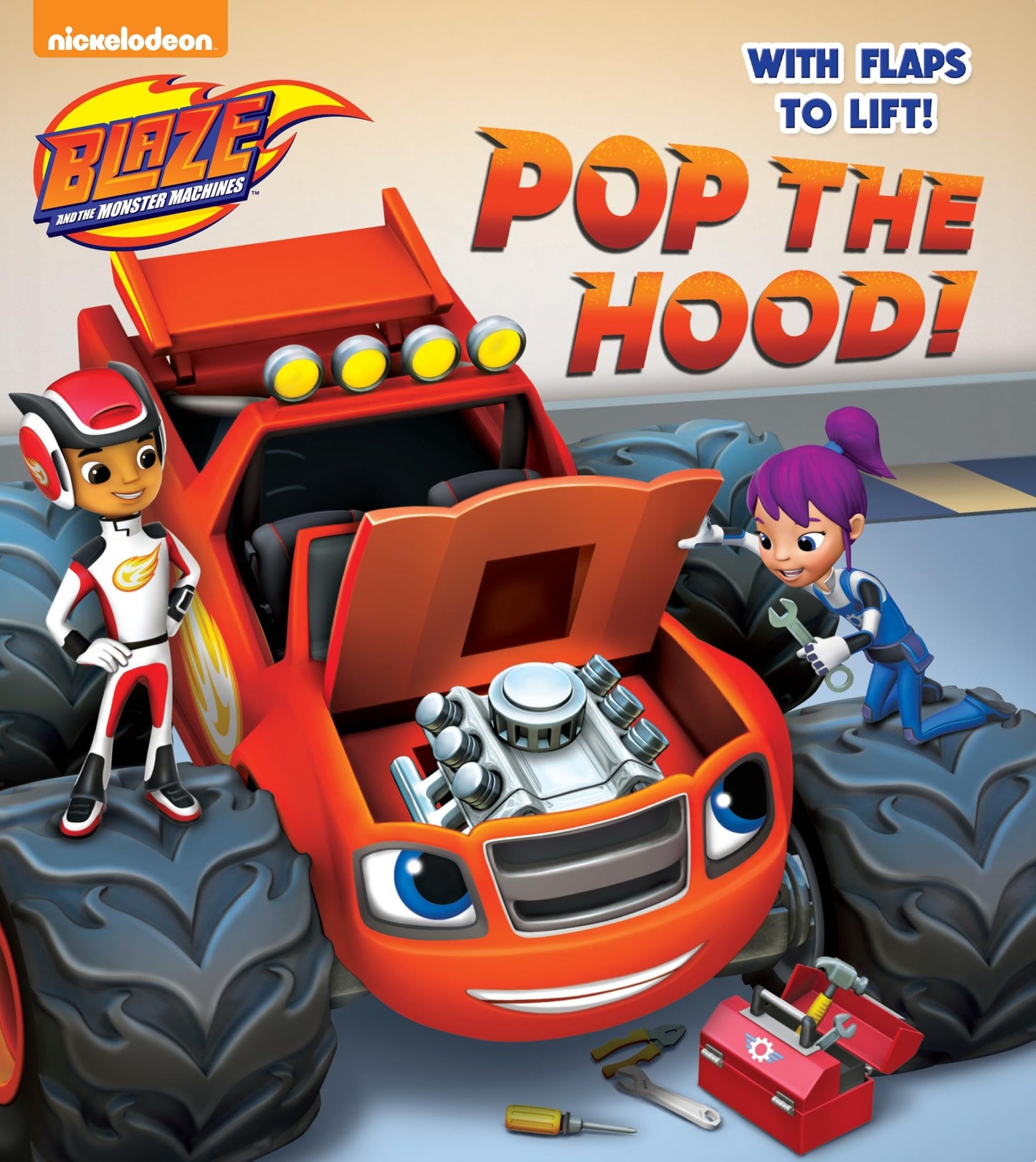 Pop the Hood! (Blaze and the Monster Machines) (Lift-the-Flap) - 5495