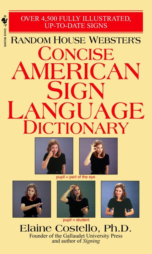 Random House Webster's Concise American Sign Language Dictionary - 926