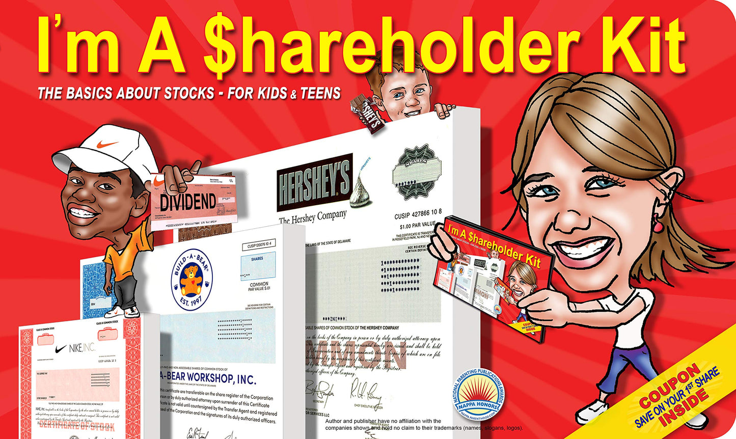 I'm A Shareholder Kit: The Basics About Stocks - For Kids/Teens - 2548