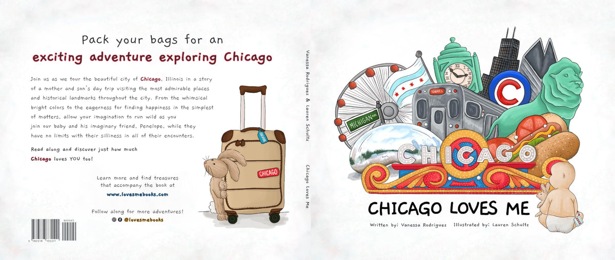 Chicago Loves Me Board Book