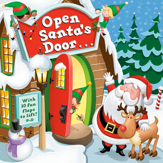 Open Santa's Door: A Christmas Lift-the-Flap Book - 1994