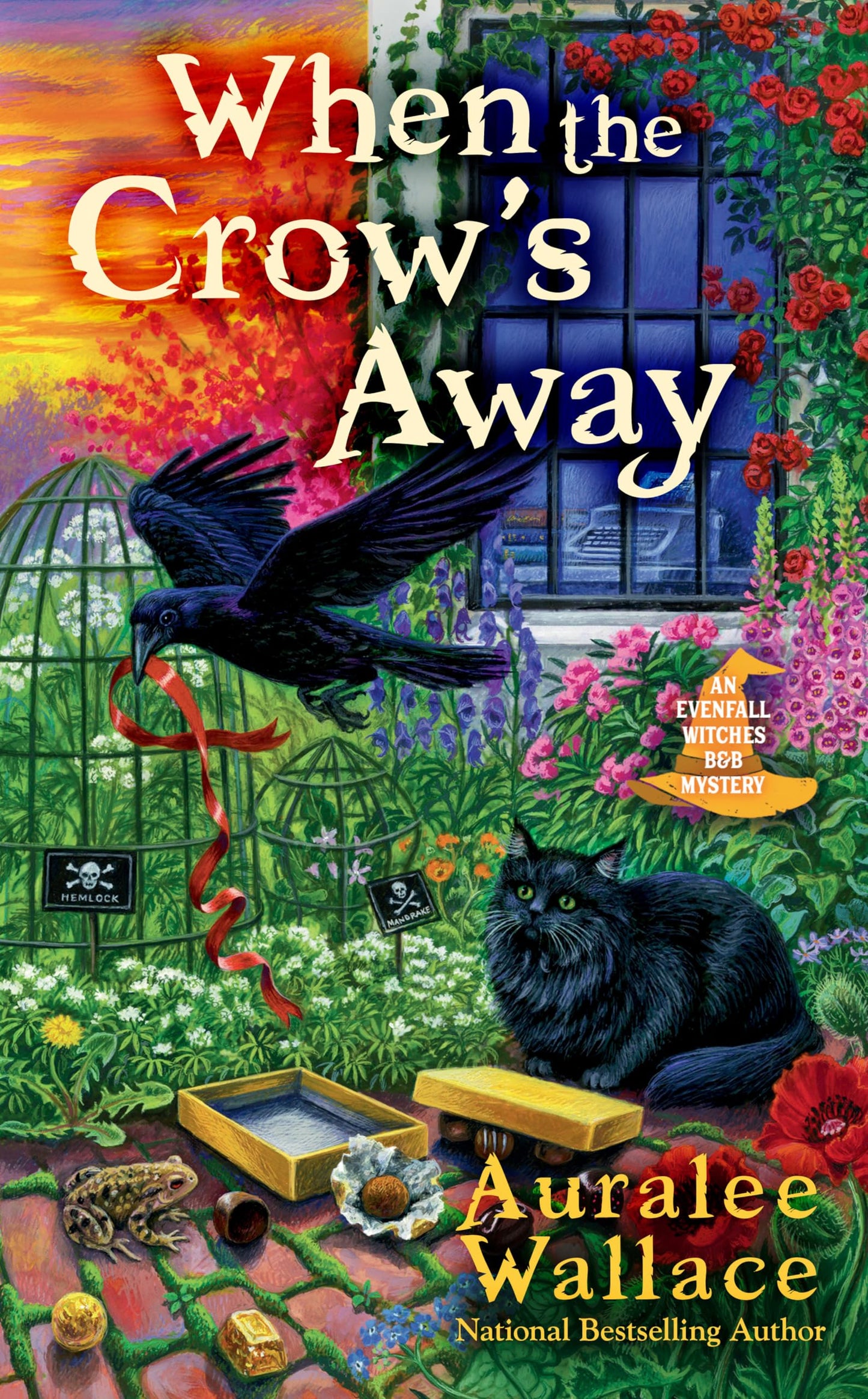 When the Crow's Away (An Evenfall Witches B&B Mystery)