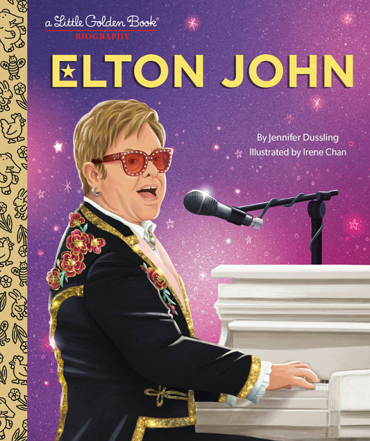 Elton John: A Little Golden Book Biography (Little Golden Book Biographies) - 2665