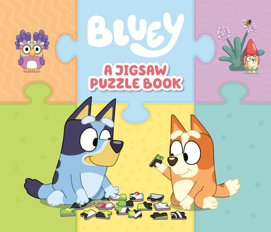 Bluey: A Jigsaw Puzzle Book: Includes 4 Double-Sided Puzzles - 4095