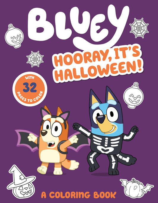 Bluey: Hooray, It's Halloween!: A Coloring Book - 8262