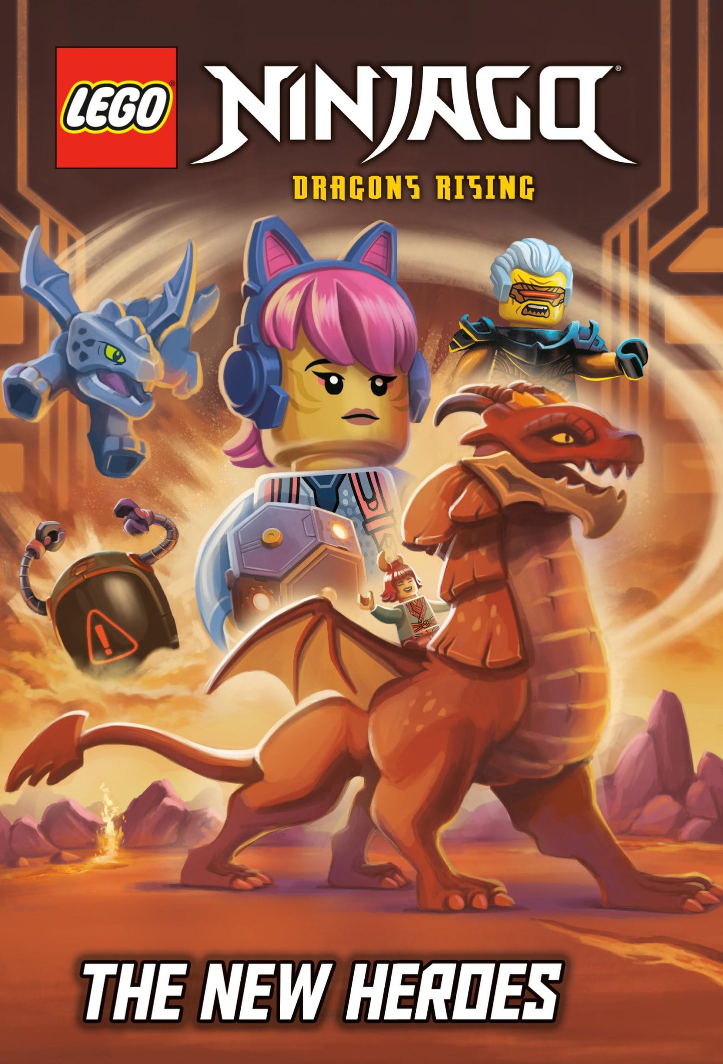 The New Heroes (LEGO Ninjago: Dragons Rising) (A Stepping Stone Book)