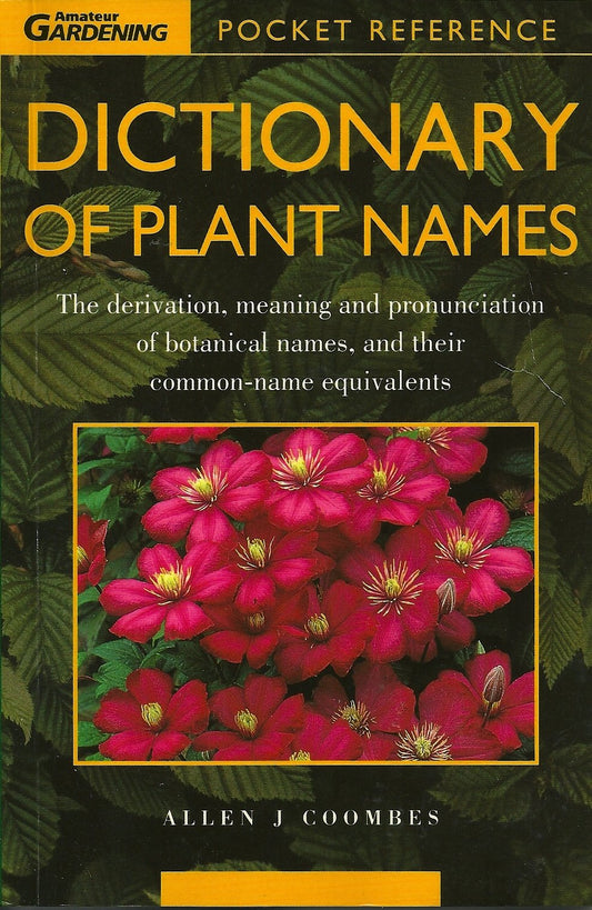Dictionary of Plant Names