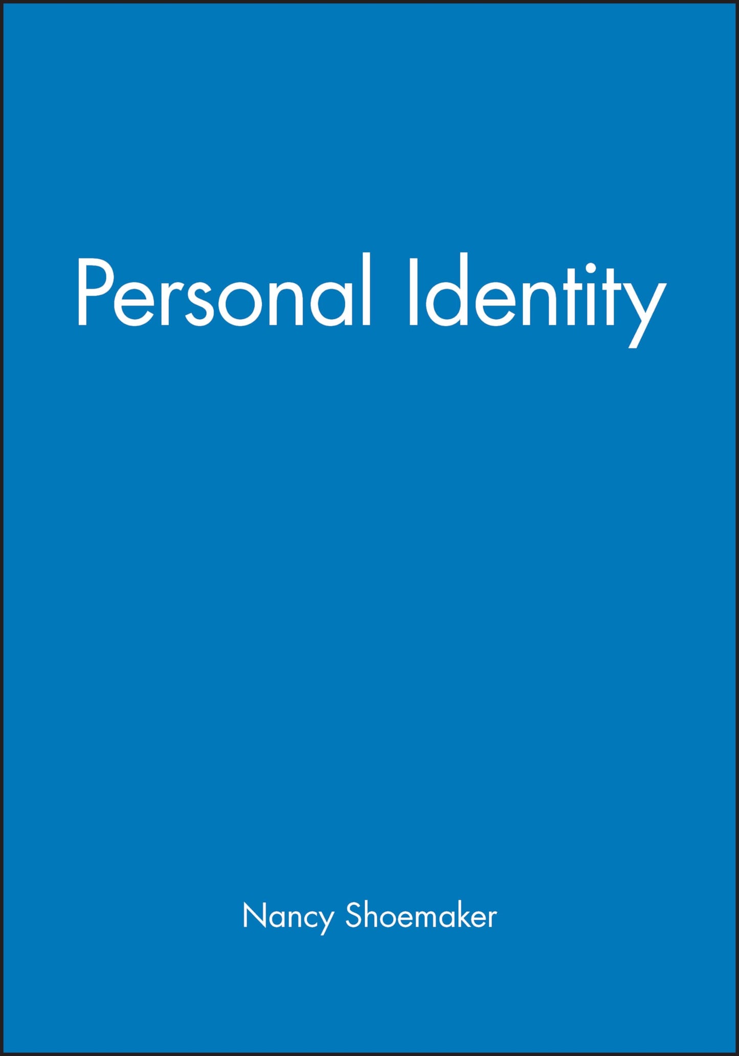 Personal Identity - 8508
