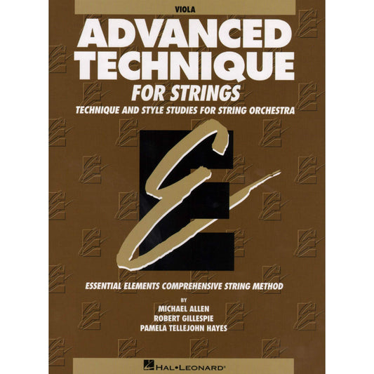 Advanced Technique for Strings: Viola: Technique and Style Studies for Orchestra - 6340