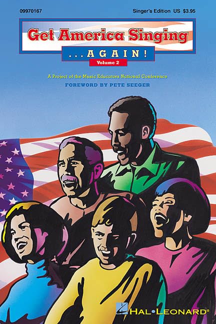 Get America Singing Again - Volume 2 | Piano/Vocal/Guitar Songbook for Classroom and Home Use | Folk and Traditional Music Collection for Teachers and Student | Multicultural Sing Along Music Book