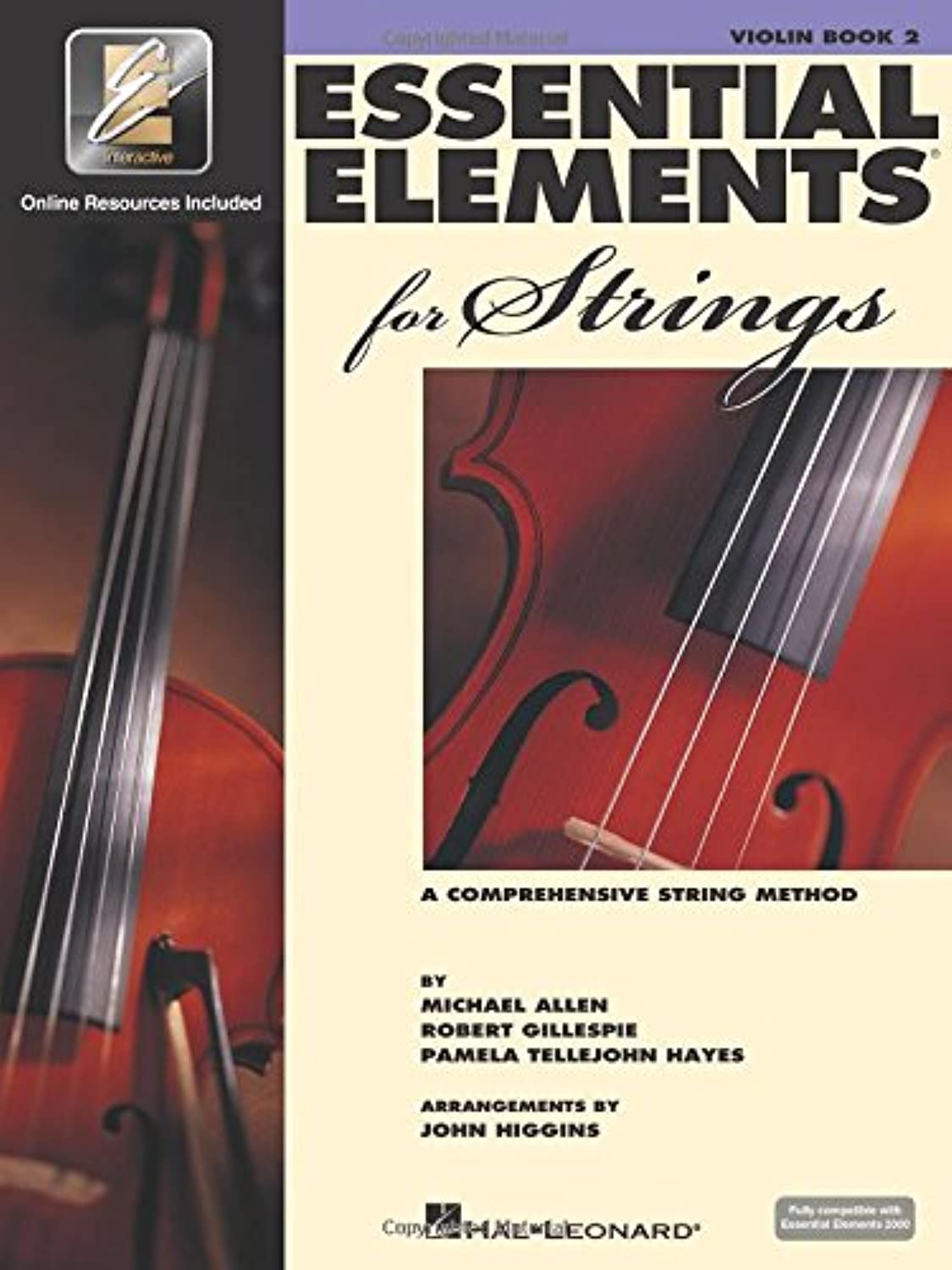 Essential Elements for Strings - Violin Book 2 with EEi Online Resources | Intermediate Violin Method and Sheet Music for Students and Teachers | Build Technique, Rhythm, and Musical Skills
