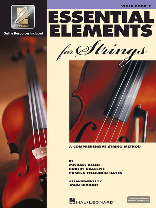 Essential Elements for Strings - Viola Book 2 with EEi | Intermediate Viola Method Songbook and Sheet Music for Students and Teachers | Online Learning, Technique, Intonation, and Bowing Development