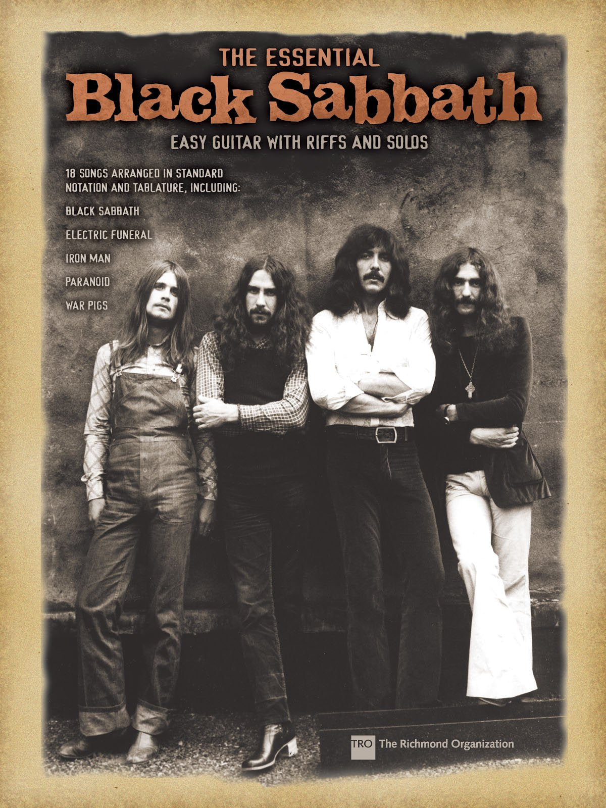 The Essential Black Sabbath: Easy Guitar with Riffs and Solos | Guitar Sheet Music Songbook with Tablature for Beginners | Heavy Metal Hits for Practice and Performance | Rock Guitar Music Book
