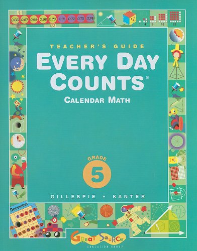 Great Source Every Day Counts: Teacher's Guide Grade 5
