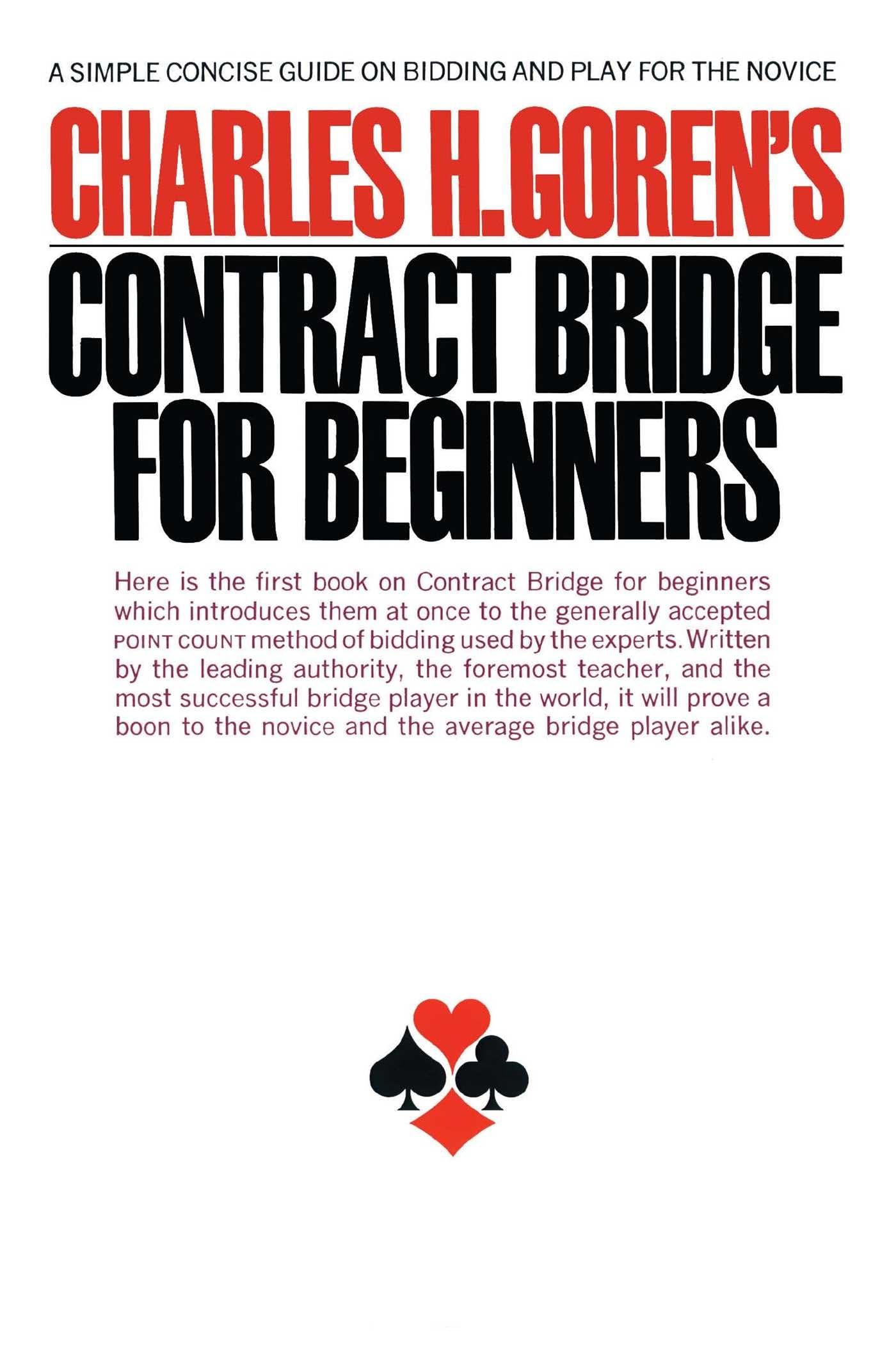 Contract Bridge for Beginners: A Simple Concise Guide on Bidding and Play for the Novice - 6600