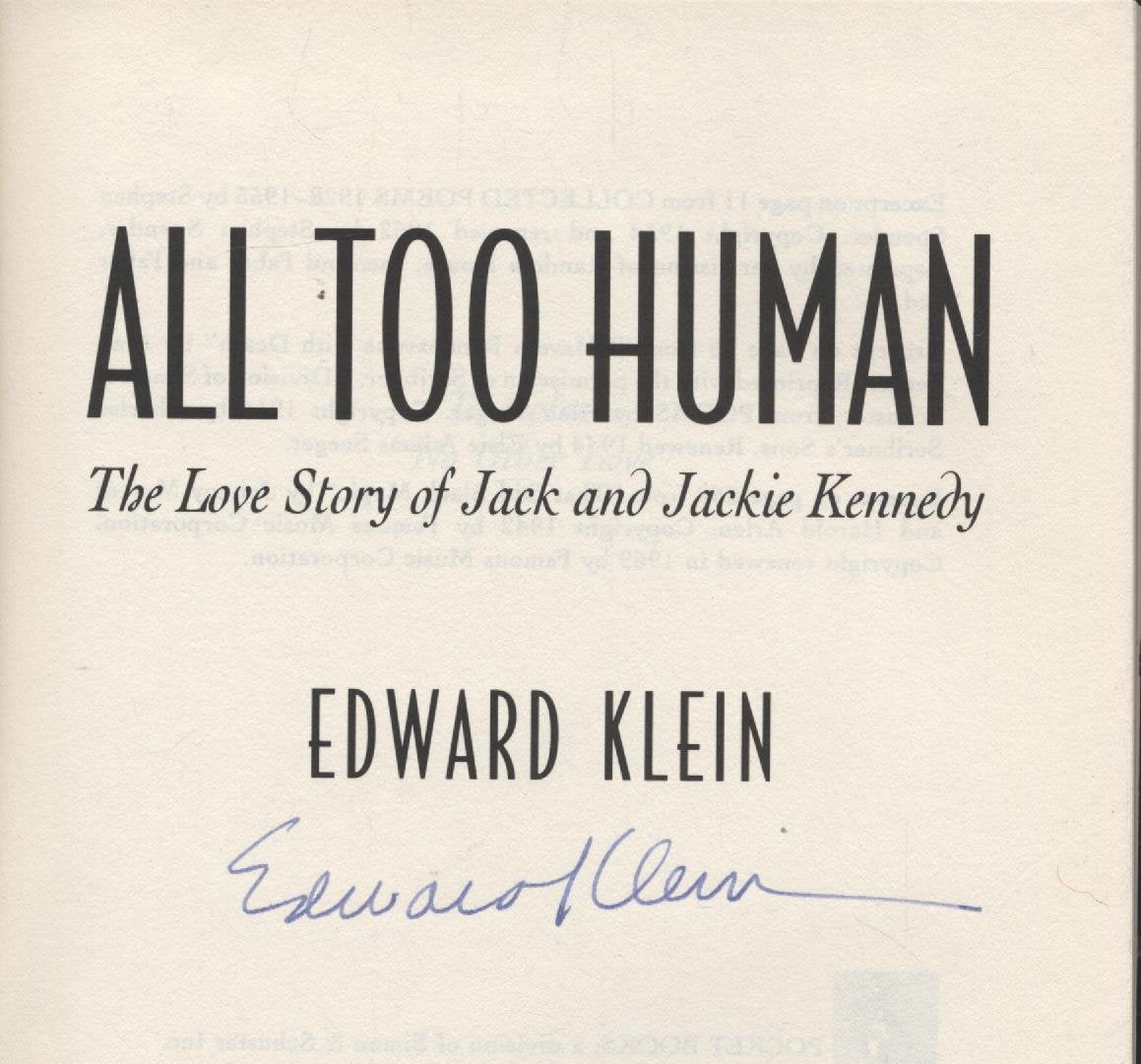 All Too Human: The Love Story of Jack and Jackie Kennedy