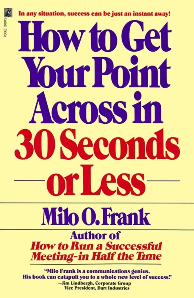 HOW TO GET YOUR POINT ACROSS IN - 8528