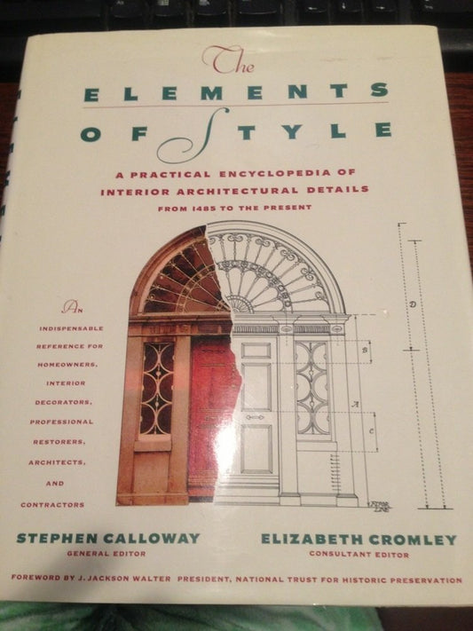 THE ELEMENTS OF STYLE: A Practical Encyclopedia Of Interior Architectural Details From 1485 To the Present