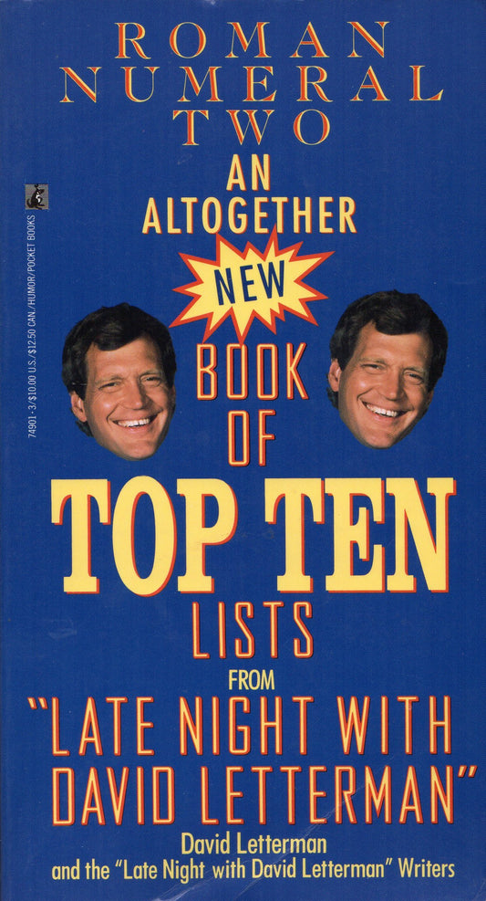 An Altogether New Book of Top Ten Lists