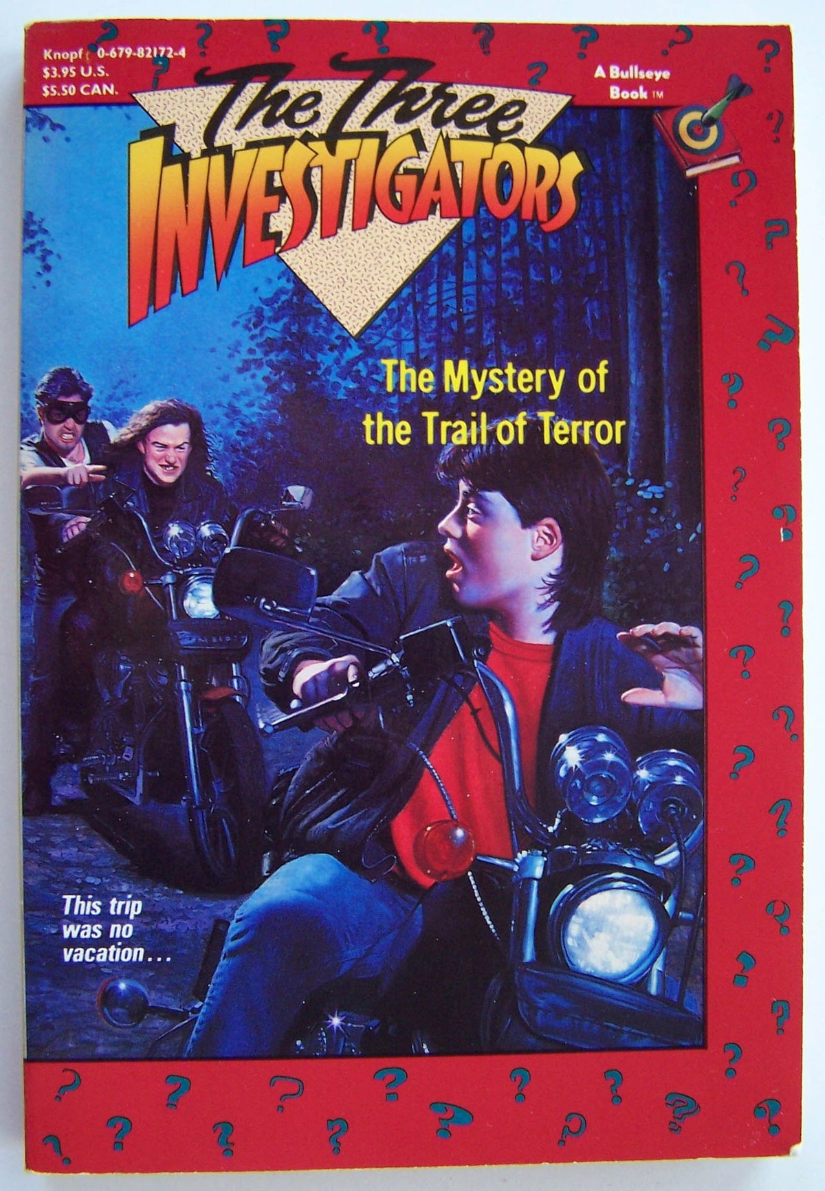 MYSTERY OF THE TRAIL OF TERROR (Three Investigators Series)