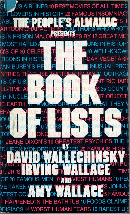 The People's Almanac Presents the Book of Lists - 9023