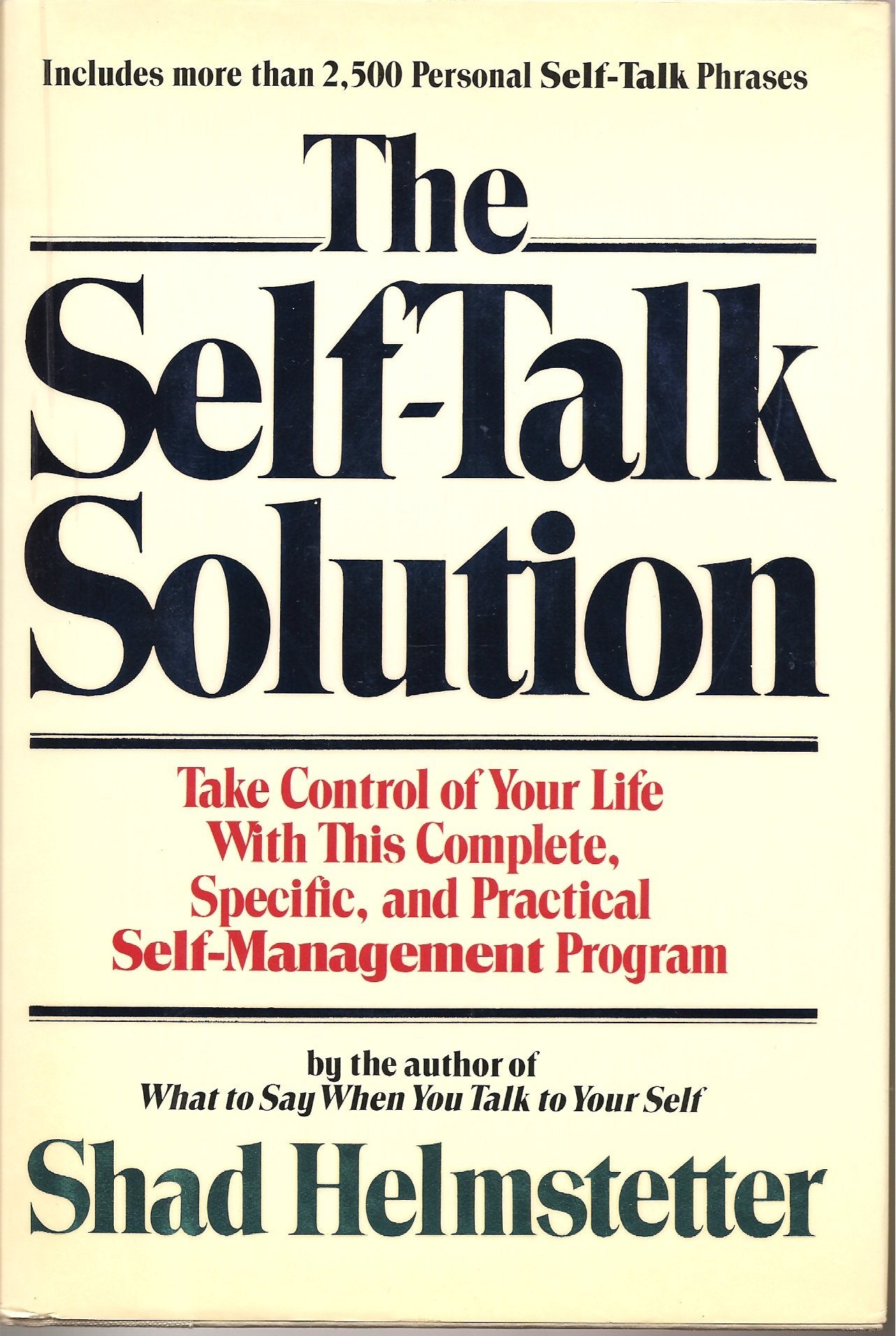 The Self-Talk Solution