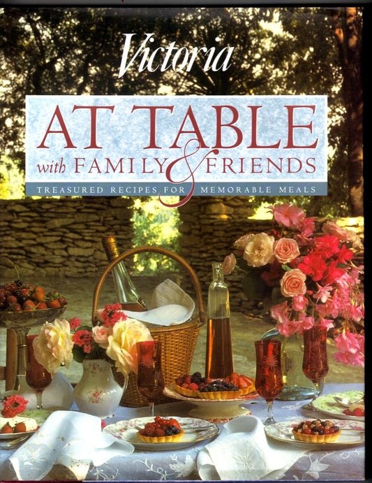 Victoria at Table With Family and Friends - 8832