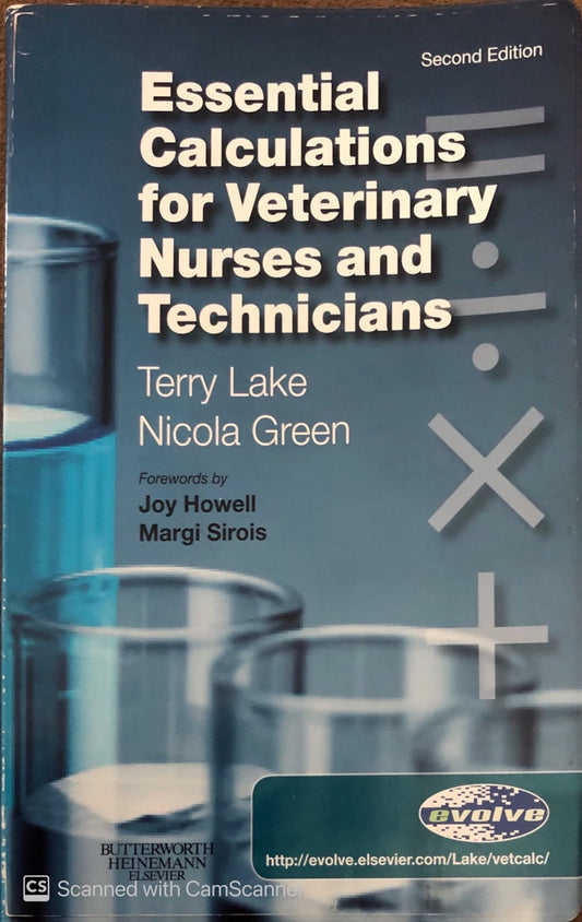 Essential Calculations for Veterinary Nurses and Technicians - 2152
