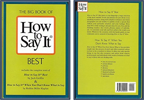How to Say It Best: How to Say It Best / How to Say It When You Don't Know What to Say