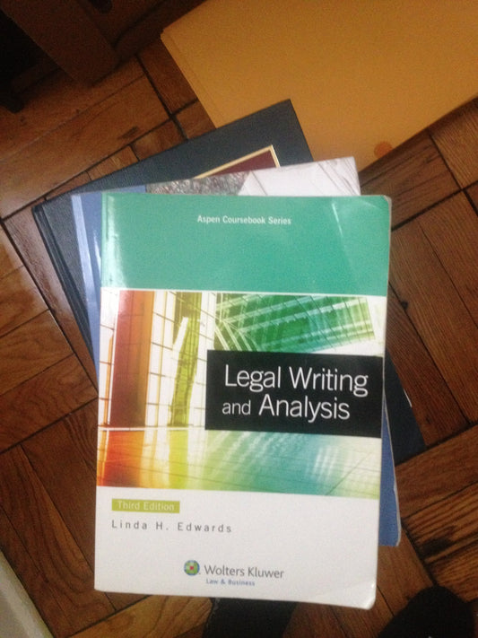Legal Writing and Analysis (Aspen Coursebook)