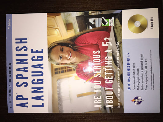 AP Spanish Language with Audio CDs (Advanced Placement (AP) Test Preparation)