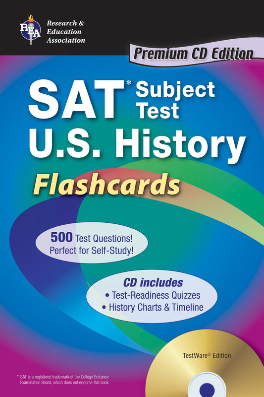 SAT Subject Test™: U.S. History Flashcards with CD (SAT PSAT ACT (College Admission) Prep)