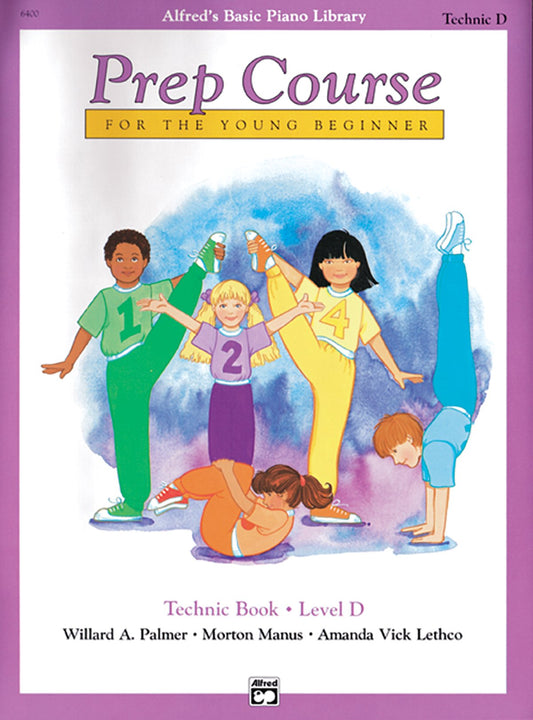 Alfred's Basic Piano Prep Course Technic, Bk D: For the Young Beginner (Alfred's Basic Piano Library, Bk D) - 9961