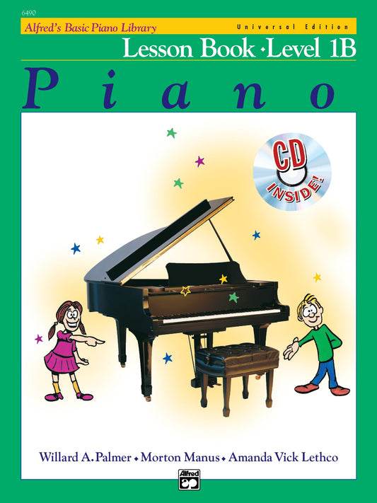 Alfred's Basic Piano Library Lesson Book, Bk 1B: Book & CD (Alfred's Basic Piano Library, Bk 1B) - 9489