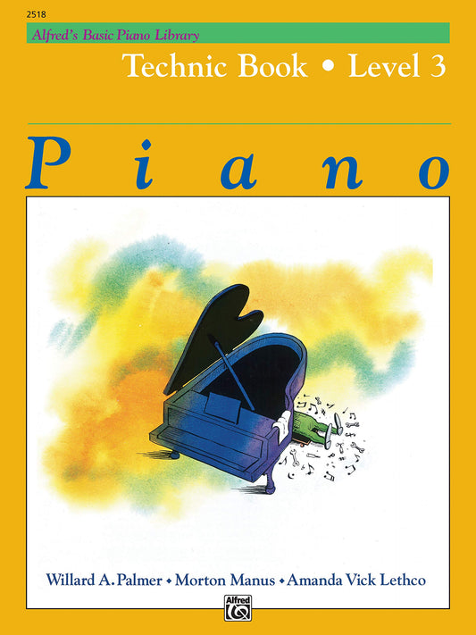 Alfred's Basic Piano Library Technic, Bk 3 (Alfred's Basic Piano Library, Bk 3) - 2843