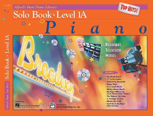 Alfred's Basic Piano Library Top Hits! Solo Book, Bk 1A (Alfred's Basic Piano Library, Bk 1A) - 3481