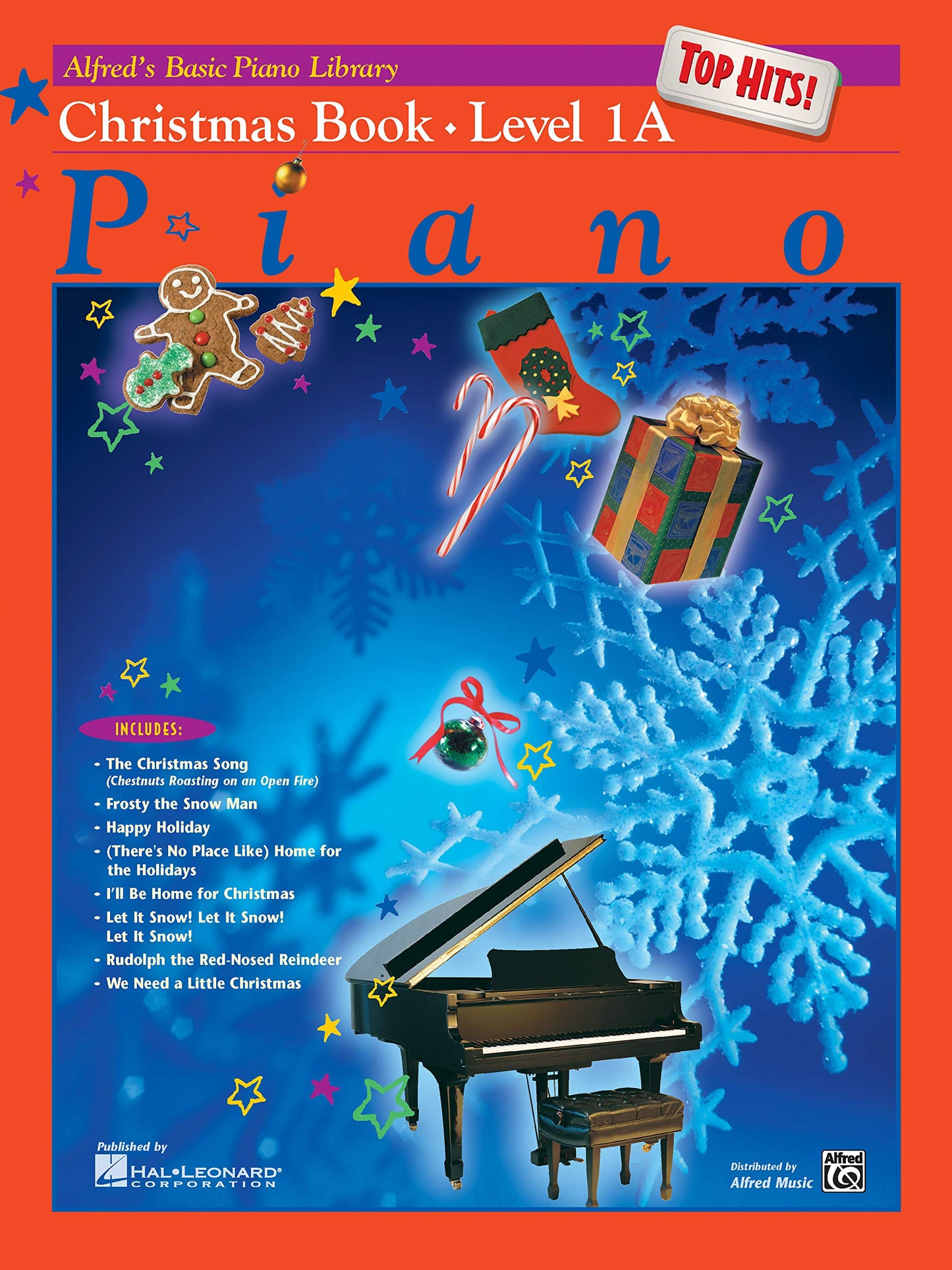 Alfred's Basic Piano Library, Top Hits! Christmas Level 1a