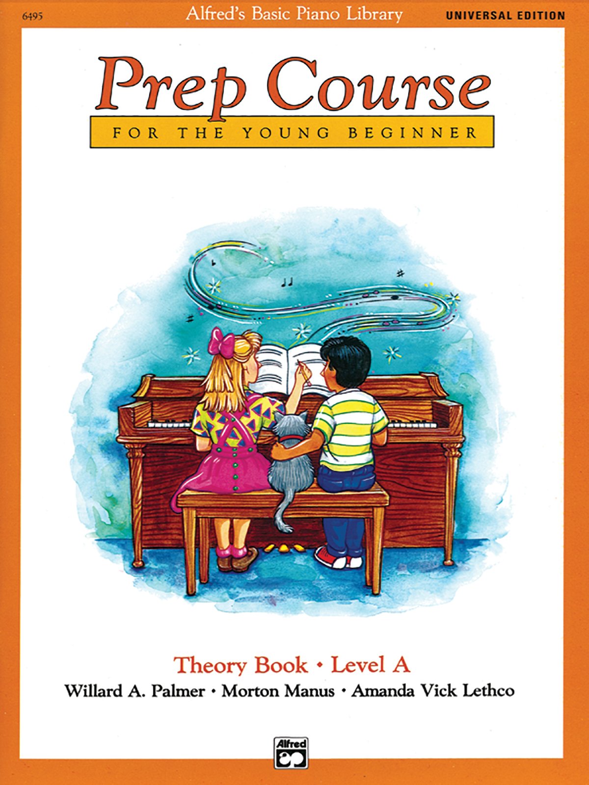 Alfred's Basic Piano Prep Course Theory Book, Level A (Alfred's Basic Piano Library)