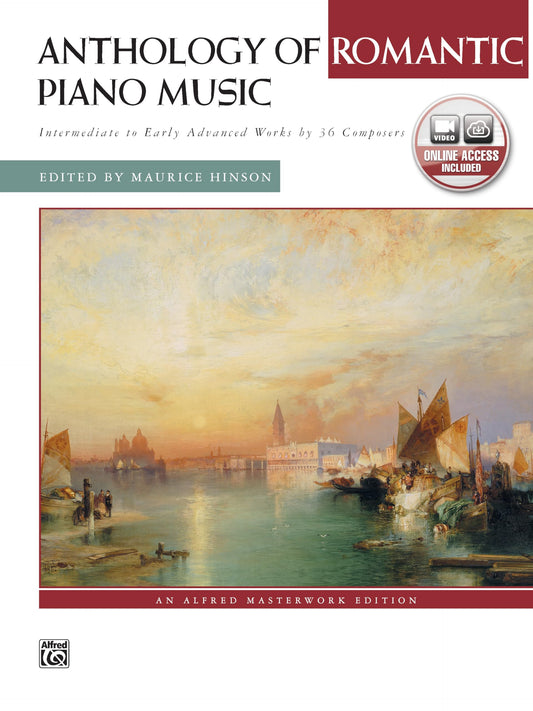 Anthology of Romantic Piano Music (An Alfred Masterwork Edition) (Book & DVD) - 7066