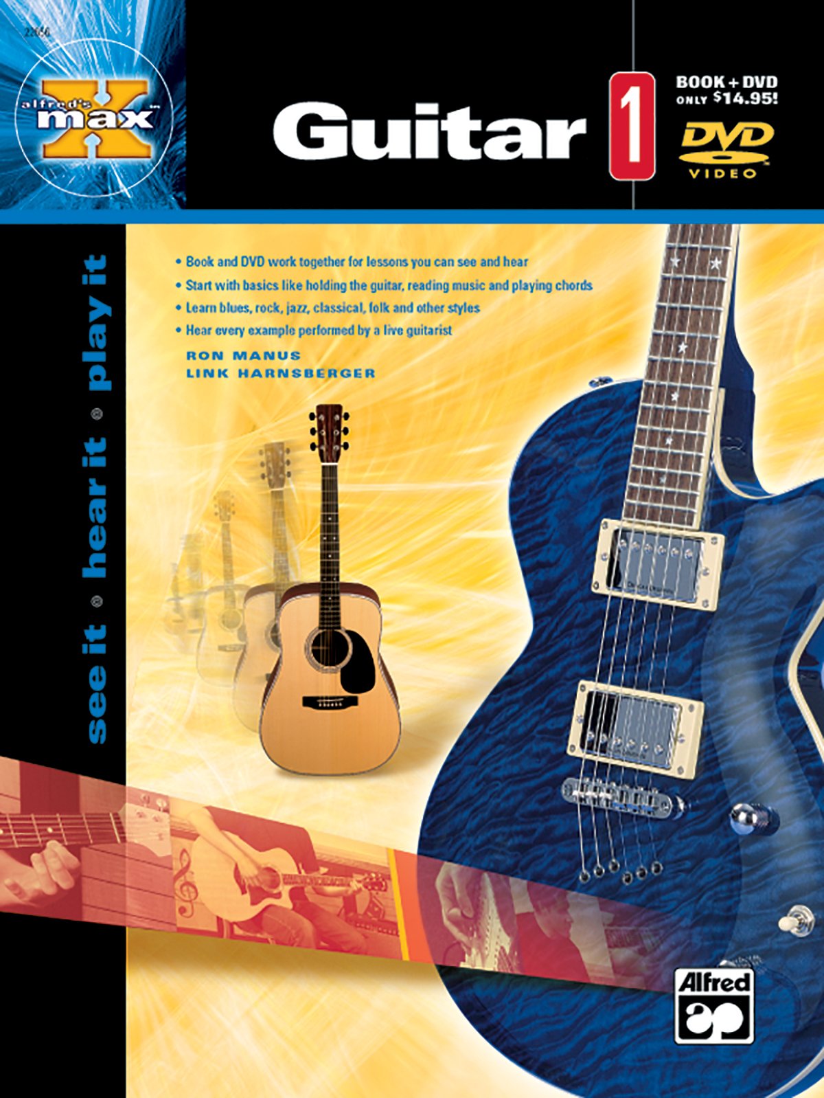 Alfred's MAX Guitar 1 (Book & DVD)